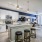 Luxury kitchen and living room at The Gibson apartments in Plaza Midwood